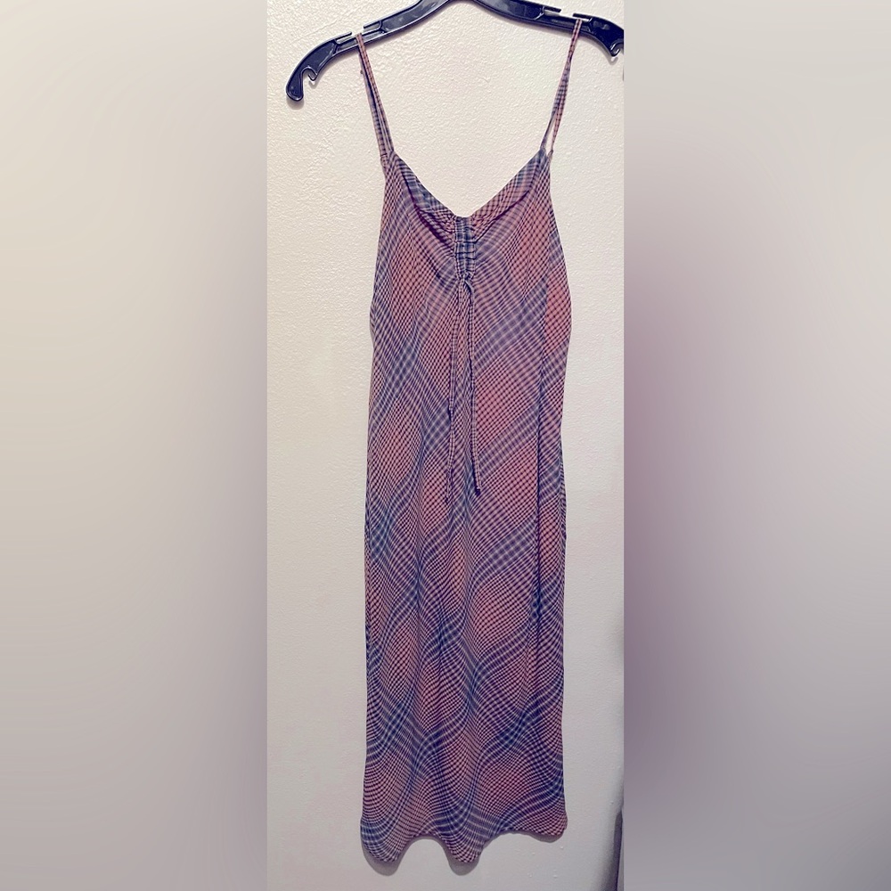 Aeropostale Tri-Color Maxi Spaghetti Strap Dress, Size Medium